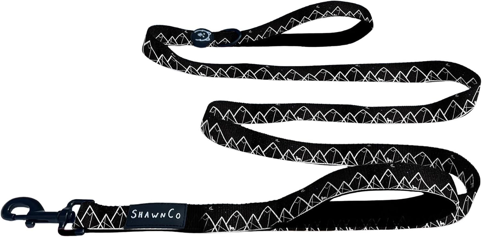 shawnco-dream-walk-dog-leash-premium-nylon-pet-leash-with-soft-neoprene-handle-for-small-medium-and-large-dogs-icy-lilac-m-l-6ft-w-2-handles
