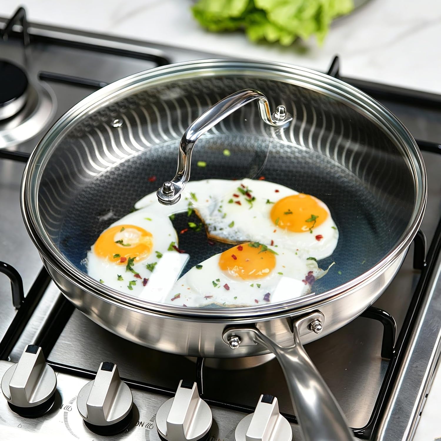 13-in-glass-lid-with-stainless-steel-handle-for-frying-pan-tempered-replacement-cover-compatible-for-skillets-wok-round-cast-iron-cast-aluminium-stainless-steel-pans-pots-317mm-332mm