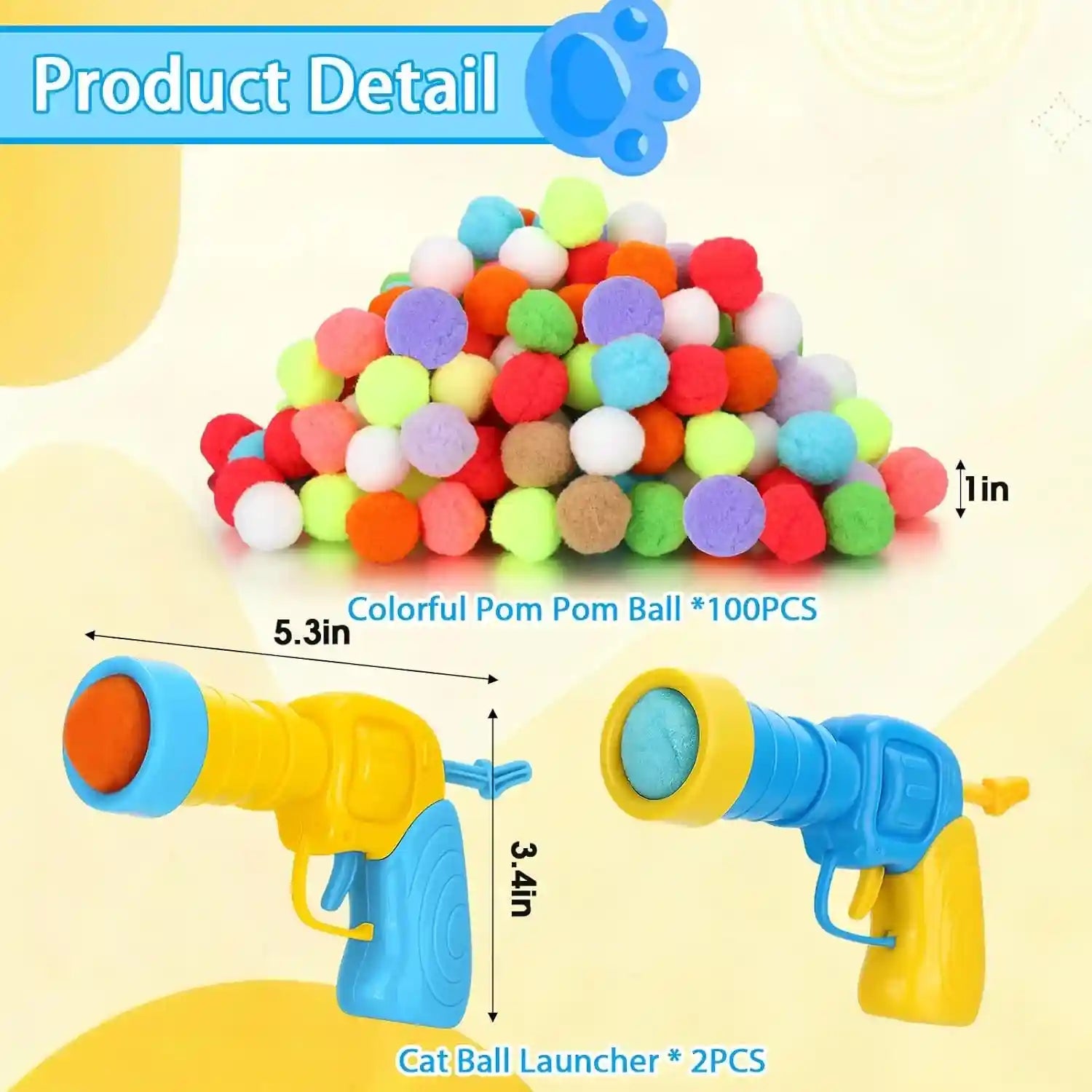 mity-rain-102pcs-cat-ball-launchers-pom-pom-balls-interactive-cat-toy-set-safe-soft-plush-kitten-toys-for-indoor-cats-fun-kitten-toys-for-endless-active-play-christmas