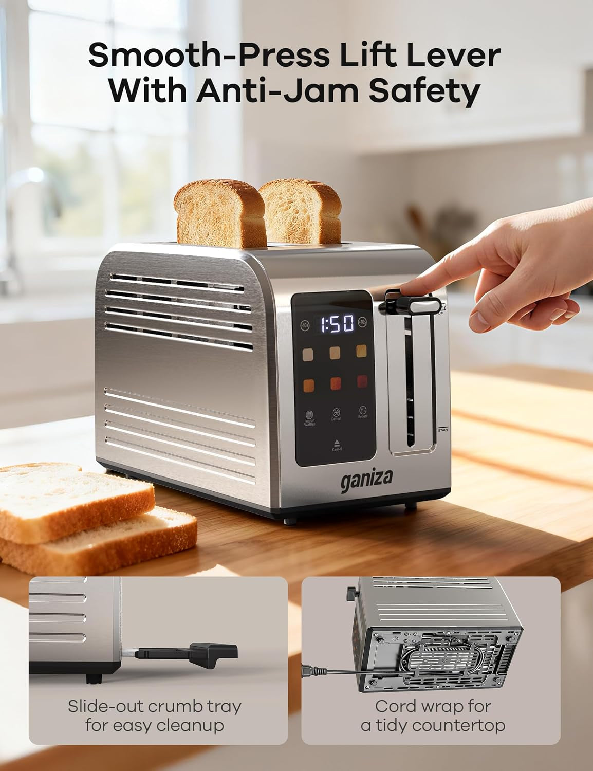 toaster-2-slice-with-touchscreen-smart-toasters-wide-slot-max-925w-full-stainless-steel-digital-countdown-timer-touch-screen-defrost-reheat-cancel-10s-fine-tune-removable-crumb-tray