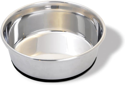 Van Ness Pets Medium Lightweight Stainless Steel Dog Bowl, 32 OZ Food and Water Dish, Natural4