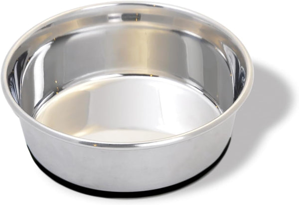 Van Ness Pets Medium Lightweight Stainless Steel Dog Bowl, 32 OZ Food and Water Dish, Natural4