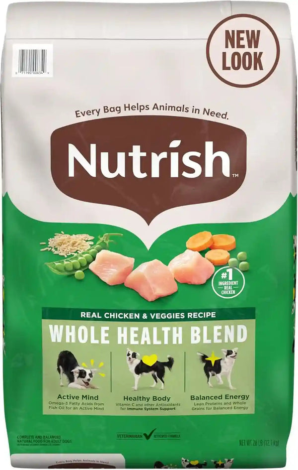 Nutrish Dry Dog Food, Real Chicken & Veggies, 40 Lb. Bag (Rachael Ray)14