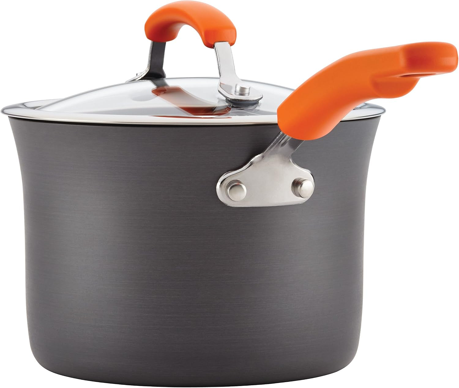 brights-hard-anodized-aluminum-nonstick-cookware-set-with-glass-lids-10-piece-pot-and-pan-set-gray-with-orange-handles