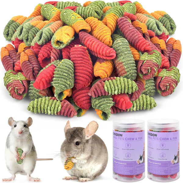 ERKOON Chinchilla Treats, Timothy Grass Chew Toys for Teeth for Rabbit Guinea Pig Gerbil Rat Dwarf Hamster (Large Size-1 Pack)9