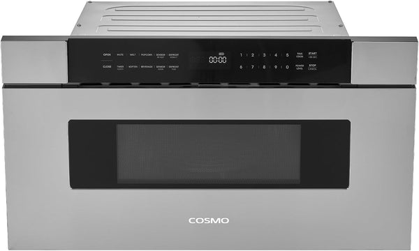 30 In. Haven Coll 1.2 Cu. Ft. Built-In Microwave Drawer, Stainless Steel |  COS-MWD3012NHSS Automatic Presets, Touch Controls,10 Power Levels, 1000W, Defrost Functions, Child Lock Function2