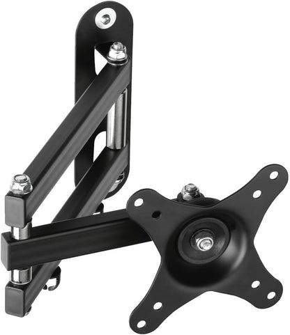 TV Wall Bracket Mount Swivel and Tilt for Most 15"-32" LED, LCD, OLED Flat Screen Tvs and Monitors with VESA 75X75-100X100Mm up to 13Kg Full Motion Monitor Wall Bracket MA27204