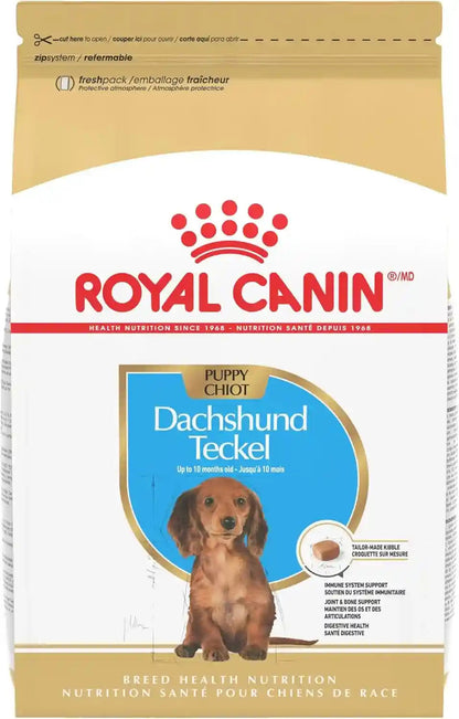 ROYAL CANIN Breed Health Nutrition Dachshund Puppy Dry Dog Food, 2.5 Lb Bag | Specialized Nutrition for Dachshund Puppies, Supports Healthy Growth, Tailored Kibble Shape, 2.5 Pound Bag1