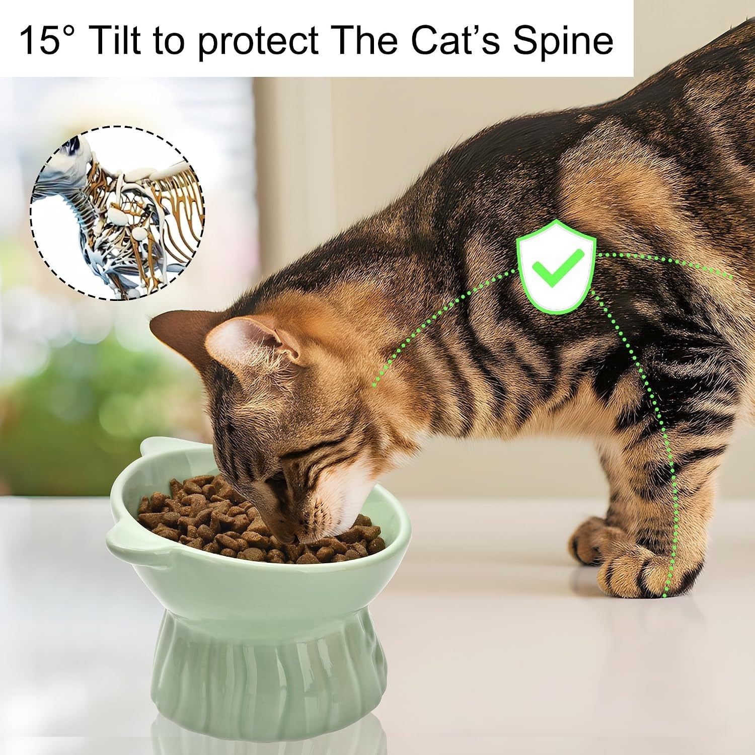elevated-cat-food-bowl-8-oz-ceramic-raised-and-tilted-water-bowl-anti-vomiting-and-protect-pets-spines-dishes-for-fat-faced-cat-indoor-cats-kitten-small-dog-white