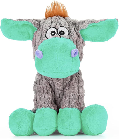 Loncoldy Plush Chew Toys for Large Dogs, Tough Crinkle Stuffed Animal Squeaky Interactive Toys for Small Medium Large Dogs, Keep Them Busy, Big Pet Toys8