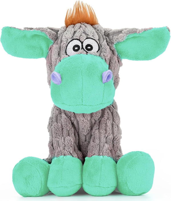 Loncoldy Plush Chew Toys for Large Dogs, Tough Crinkle Stuffed Animal Squeaky Interactive Toys for Small Medium Large Dogs, Keep Them Busy, Big Pet Toys8