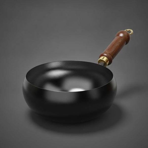 Iron Wok Deep Frying Stir Fry Pan Cookware for Kitchen4