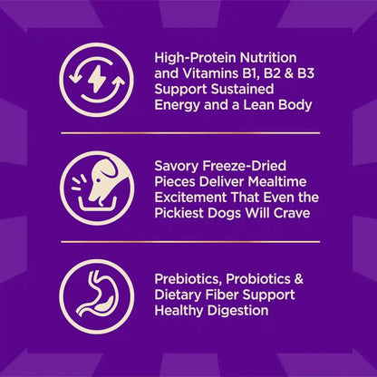 Wellness CORE+ Small Breed Adult Dry Dog Food with Freeze Dried Pieces, Grain Free Kibble+, Natural, High Protein, Turkey and Chicken Recipe, 4 Lb Bag6