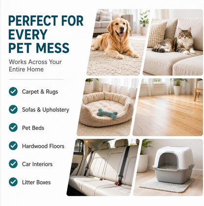 Pet Stain & Odor Remover for Dogs & Cats, Bio-Enzyme Cleaner 32Oz | for Urine, Vomit & Accidents, Eliminates Tough Odors at the Source, Safe for Carpet, Furniture, Floors & Pet Beds6