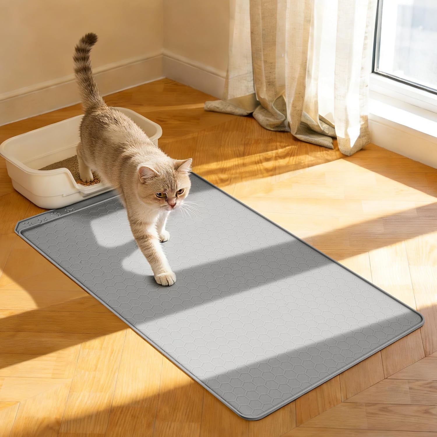 cat-litter-mat-24x20-waterproof-silicone-litter-trapping-mat-for-litter-box-soft-on-kitty-paws-non-slip-easy-to-clean-dark-grey