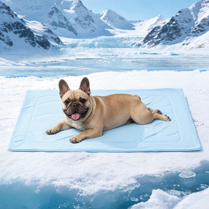 Mora Pets Premium Cooling Blanket for Dogs, Q-MAX>0.5 Washable Breathable Cooling Mat, Lightweight Soft Summer Pet Throw Blanket, Furniture Protector Bed Couch Cover for Small Dog Cat, Gray, 29X4010