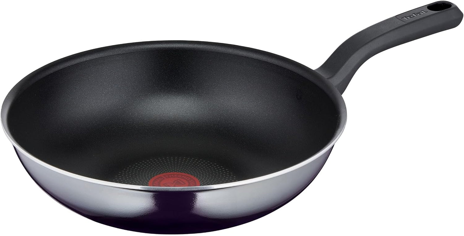 tefal-d52619-resist-wok-pan-safe-titanium-non-stick-coating-thermal-signal-temperature-indicator-not-suitable-for-induction-cookers-easy-cleaning-flame-protect-technology-black-28-cm