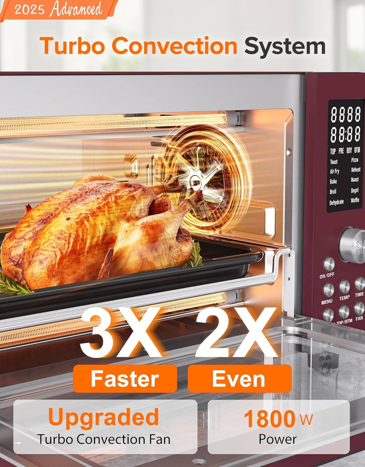 bravo-pro-smart-air-fryer-toaster-oven-countertop-combo-10-in-1-cooking-functions-1800w-50-450-f-21-qt-pfas-free-upgraded-super-convection-cinnamon