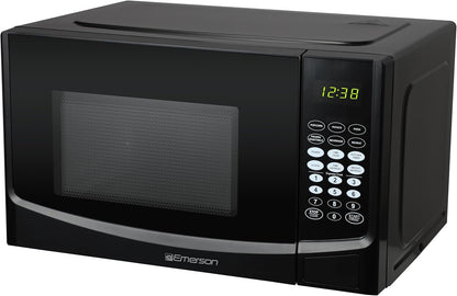 MW9255B Countertop Microwave Oven, 6 Pre-Programmed Settings, Removable Glass Turntable and Child Safety Lock, 0.9 Cu Ft, 900W, Black2