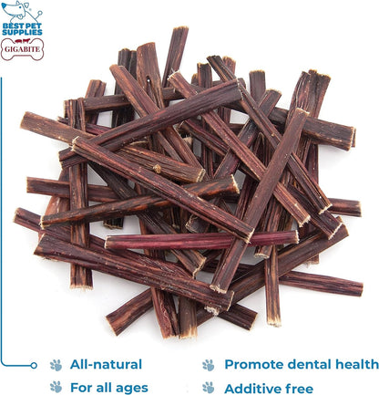 Gigabite Beef Esophagus Dog Treats Sticks - 6 Inch , 40 Pack | All Natural, Single-Ingredient Beef Gullet Chews, High Protein, Rawhide Free, Supports Dental Health2