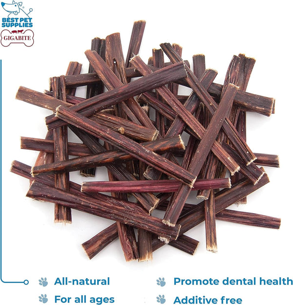 Gigabite Beef Esophagus Dog Treats Sticks - 6 Inch , 40 Pack | All Natural, Single-Ingredient Beef Gullet Chews, High Protein, Rawhide Free, Supports Dental Health2