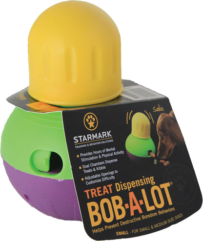 Starmark Treat Dispensing Bob-A-Lot Small Dog Interactive Feeder Toy2