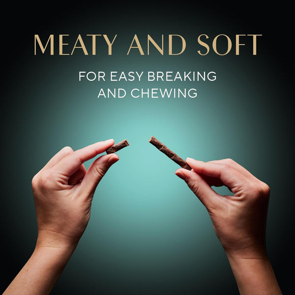 Sheba Meaty Tender Sticks Cat Treats, Chicken, Salmon, & Tuna, 70 Count | Chicken, Tuna & Salmon Flavor, Real Meat, Healthy Fats & Fatty Acids, Essential Amino Acids, Soft Texture, No Artificial Dyes2