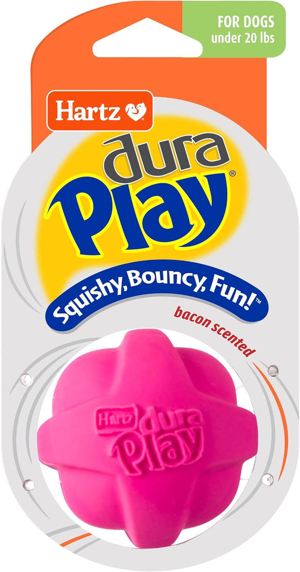 Hartz Duraplay Bacon Scented Dog Toys, Small (Assorted Color)1