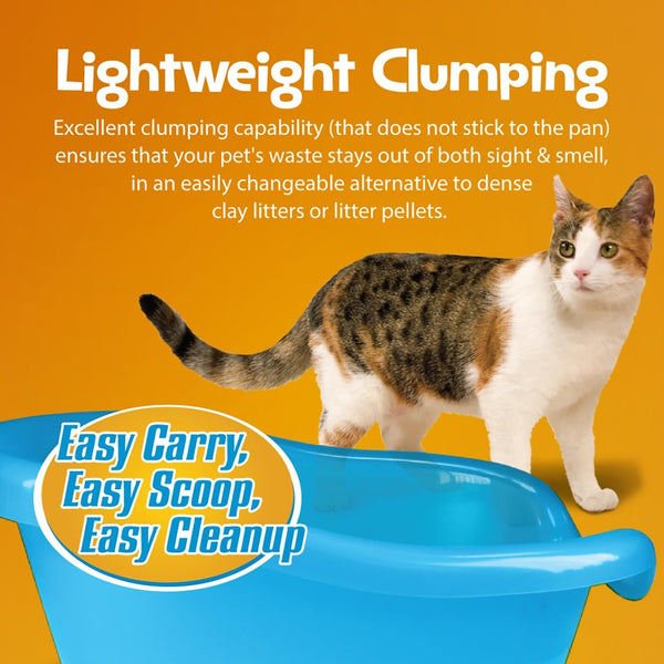 Smartcat All Natural Clumping Cat Litter, 20 Pound (320Oz 1 Pack) - Alternative to Clay and Pellet Litter - Chemical and 99% Dust Free - Unscented and Lightweight7