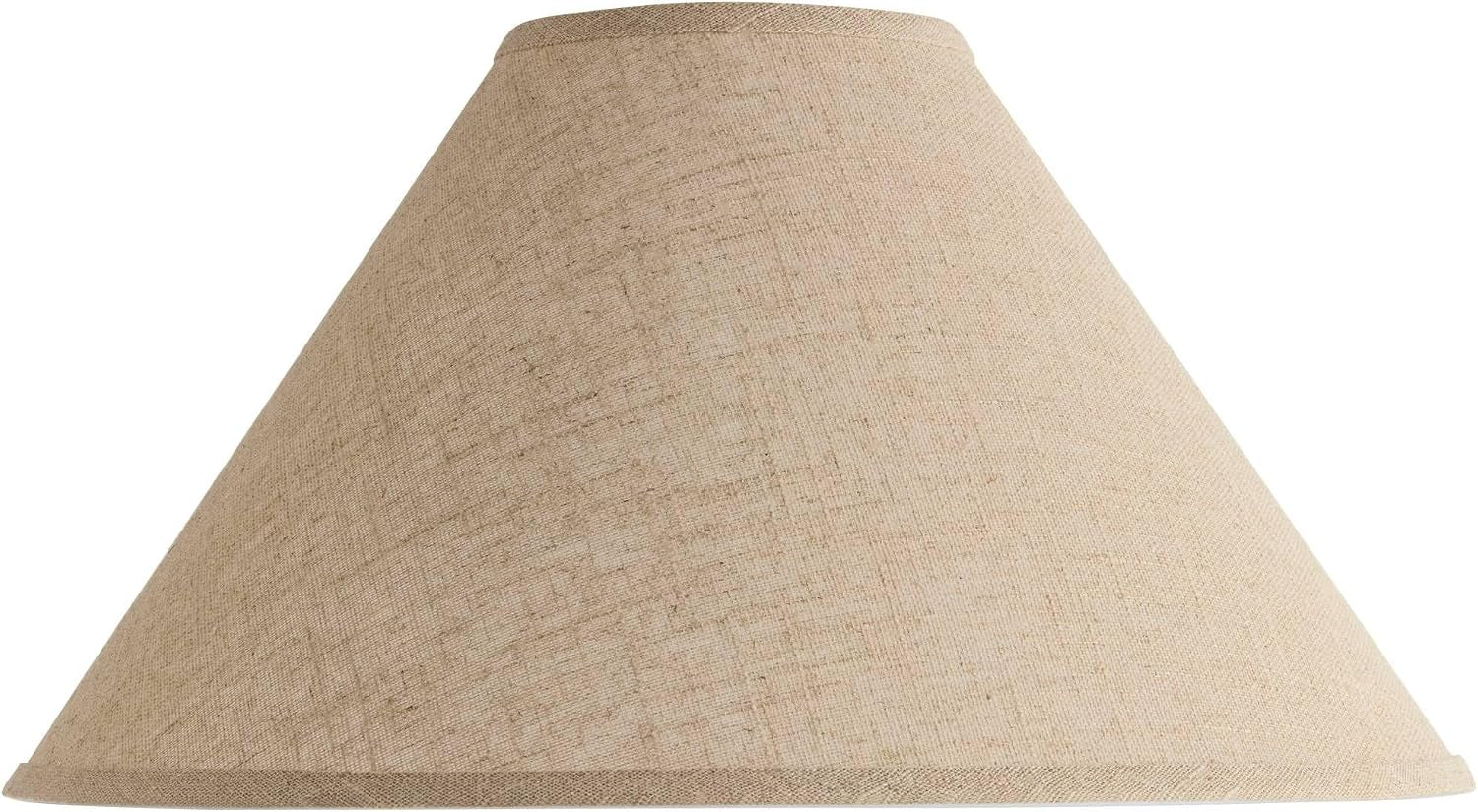 pre-assembled-laine-fine-extra-large-burlap-empire-shade-6x19x12-spider-6-top-x-19-bottom-x-10-5-high-x-12-slant-replacement-for-table-floor-lamps-harp-finial