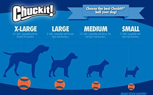 Chuckit! Glow in the Dark Bouncy Balls - Ball for Dogs, Chuckit Dog Toy, Max Glow Balls - Medium, 2.5 Inch Pack of 26