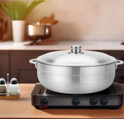 13-Quart Nonstick Aluminum Caldero Pot | Heavy-Duty Dutch Oven for Large Family Meals, Stews & Rice6