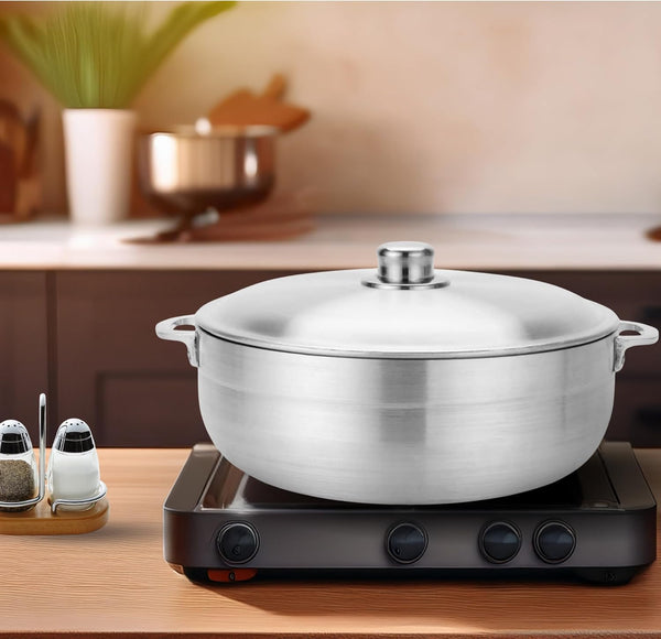 13-Quart Nonstick Aluminum Caldero Pot | Heavy-Duty Dutch Oven for Large Family Meals, Stews & Rice6
