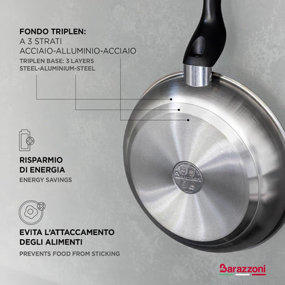 the Inoxidabili Saltapasta Wok, 28 Cm, Black, Stainless Steel (278109728)3