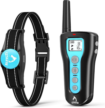 PATPET Dog Shock Collar - Rechargeable Dog Training Collar with Remote for Medium Large Dogs, 3 Training Modes (Beep/Vibration/Shock) IPX7 Waterproof 1000Ft Electric Dog Collar (Black)10