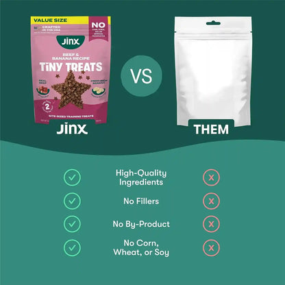 Jinx Dog Training Treats, Bite-Sized Training Treats for Dogs, Beef, 4Oz | 2 Pack Healthy Dog Treats Training with Grass-Fed Beef, Vitamins for Immunity & No Fillers for Puppies, Adults & Seniors5
