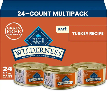 Blue Buffalo Tastefuls Natural Tender Morsels Wet Cat Food, Chicken Entrée 5.5-Oz Cans (Pack of 24)12
