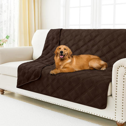 Smiry Waterproof Dog Bed Cover Blanket, Reversible Pet Blanket | Soft Reversible, Washable Leakproof Cats Dogs Couch Cover for Sofa, Couch, Furniture (30X70 Inch)70