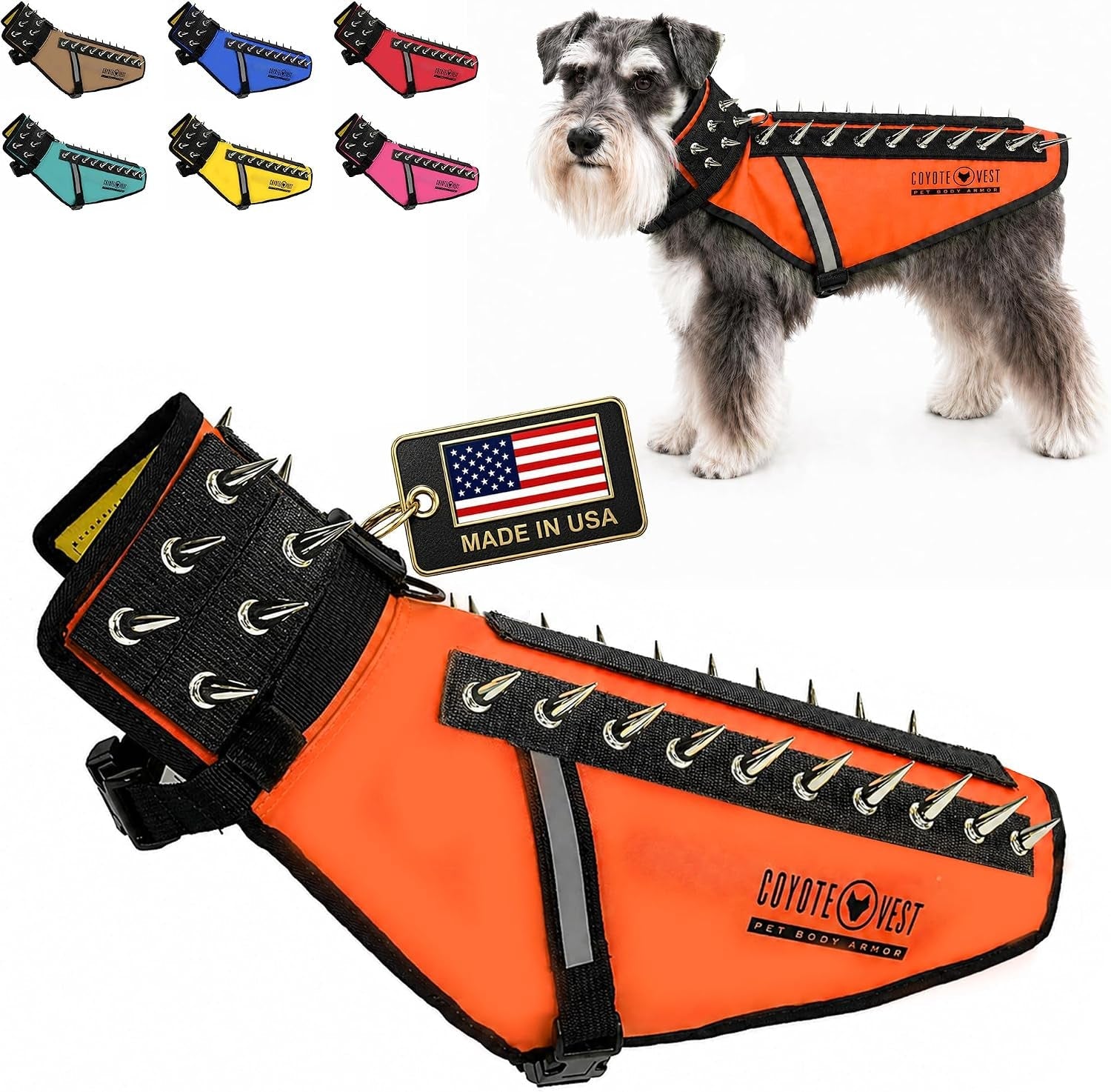 coyotevest-dog-harness-stab-resistant-coyote-vest-small-neon-pink-reflective-stab-resistant-vest-helps-protect-small-dogs-from-coyotes-aggressive-dogs-and-birds-of-prey-made-in-the-usa
