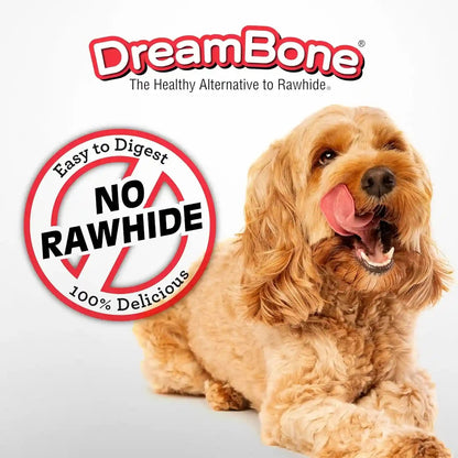 Dreambone Triple Flavor Twisties Dog Treats, Daily Rawhide-Free Chew, Digests Safely, with Real Protein, Beef, Pork, Chicken and Veggies, 25 Count5