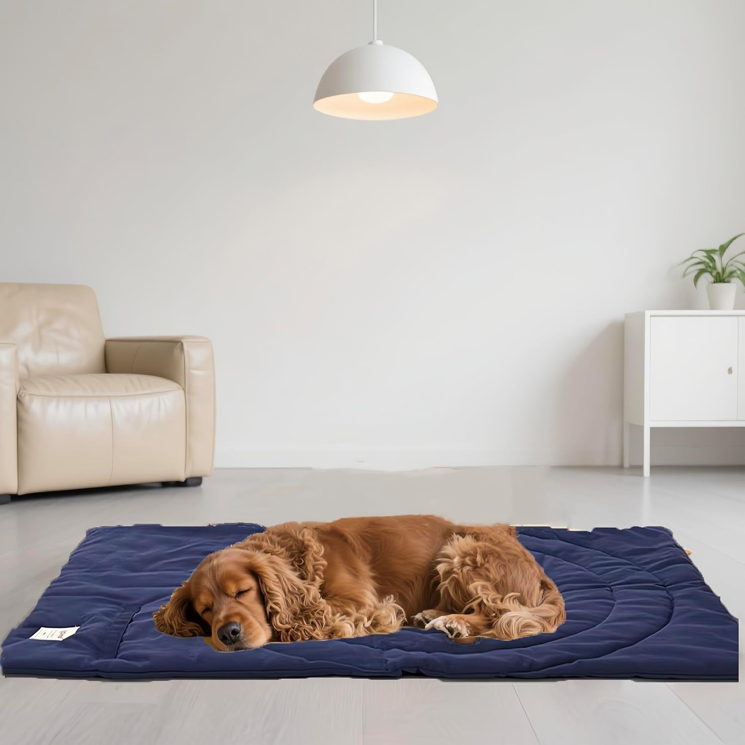 travel-dog-bed-camping-dog-bed-37-4x25-6-waterproof-outdoor-dog-mat-portable-place-mat-for-dogs-with-handle-machine-washable-easy-clean-for-outdoor-adventures-green-medium