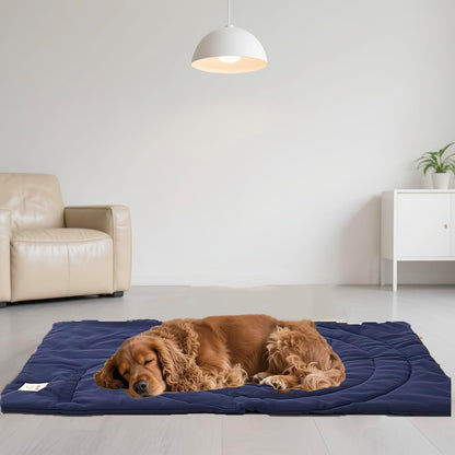Travel Dog Bed | Camping Dog Bed | 37.4"X25.6" Waterproof Outdoor Dog Mat | Portable Place Mat for Dogs with Handle | Machine Washable | Easy Clean for Outdoor Adventures (Green, Medium)5