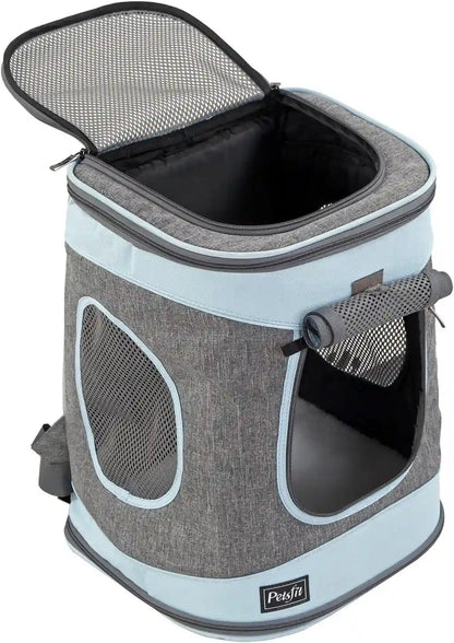 Petsfit Pet Backpack Carrier with Upgrade Waist Cushion Design to Better Fit the Waist, Suitable for Small and Medium Dogs Cats, and Rabbits up to 18 Pounds15