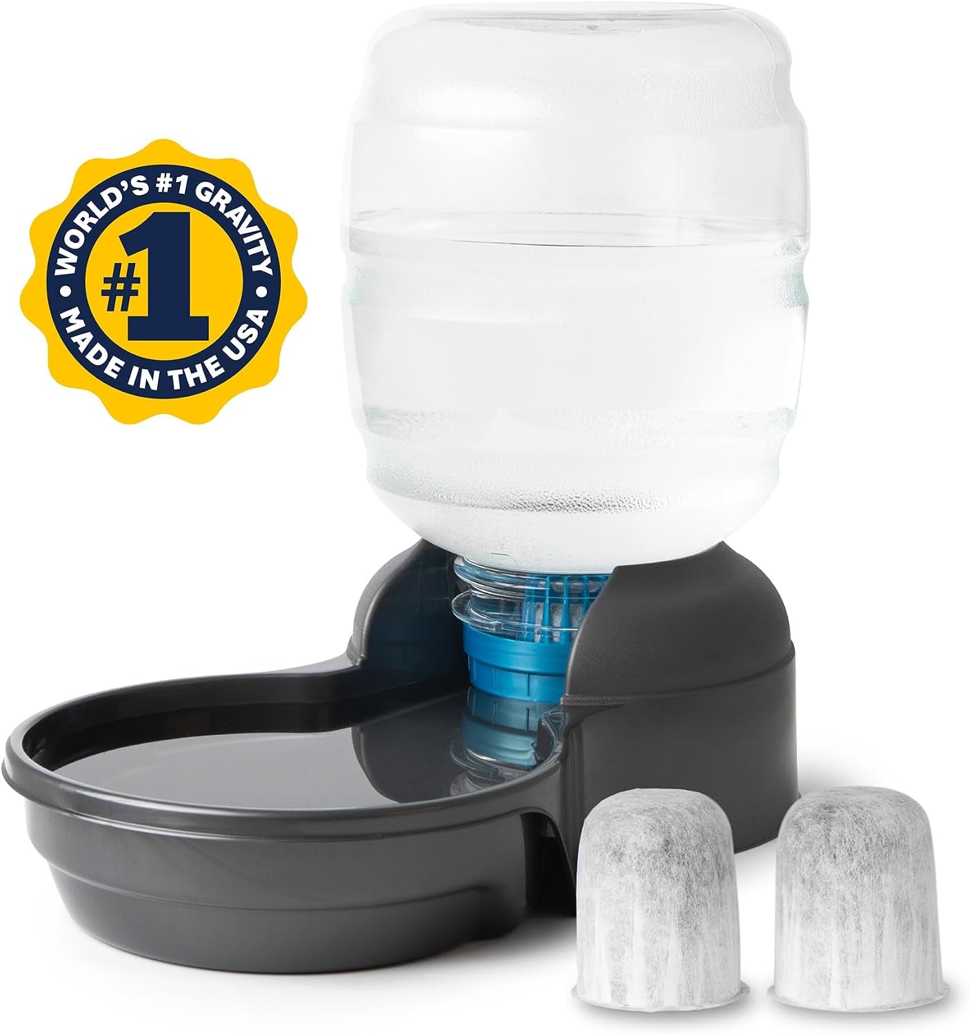 petmate-replendish-automatic-dog-water-dispenser-gravity-pet-waterer-with-microban-protection-base-100-bpa-free-4-gallon-wide-mouth-bowl-with-2-extra-filters