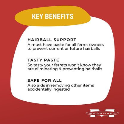 Marshall Ferret Lax Hairball Remedy – 3 Oz – Aids Hairball Prevention & Digestive Support – Gentle, Easy-To-Use Paste for Ferret Wellness3