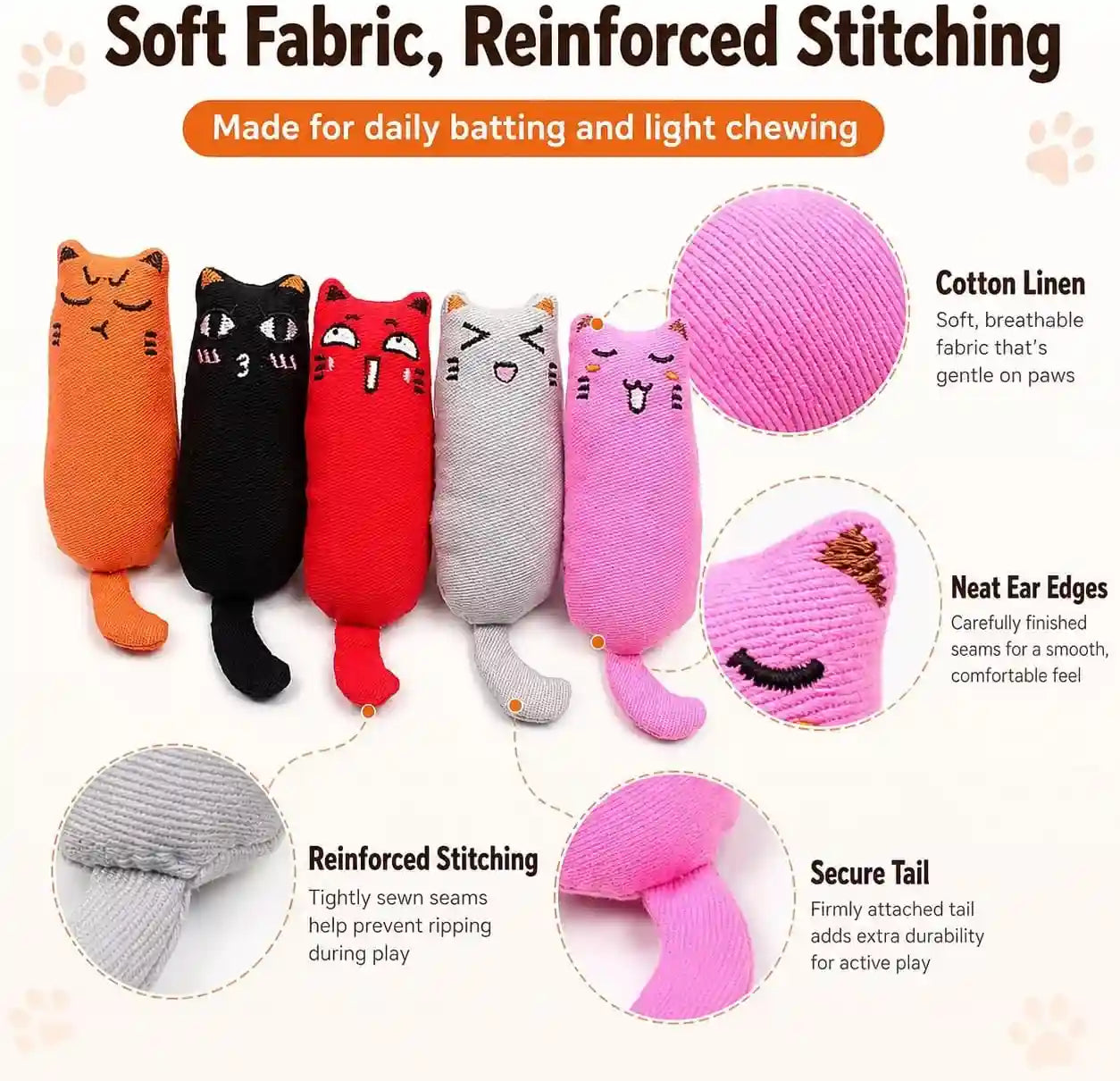 legendog-5pcs-bite-resistant-catnip-toy-for-cats-catnip-filled-cartoon-mice-cat-teething-chew-toy