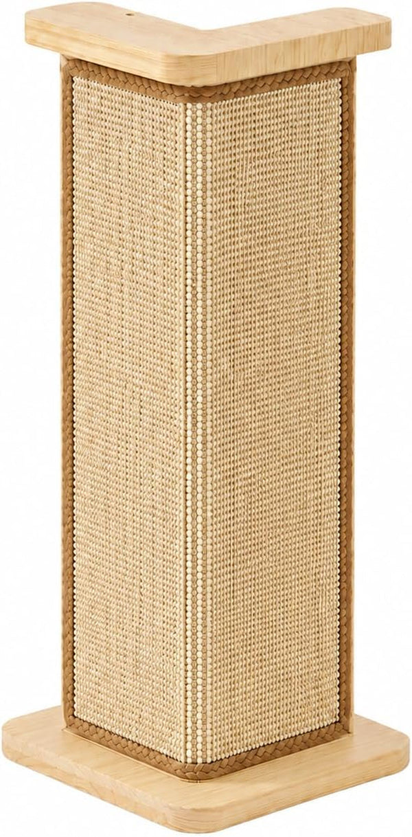 Couch Corner Cat Scratcher, 25.6'' Corner Cat Scratching Post for Sofa, Replaceable Sisal Scratching Pad for Wall Furniture Protector7