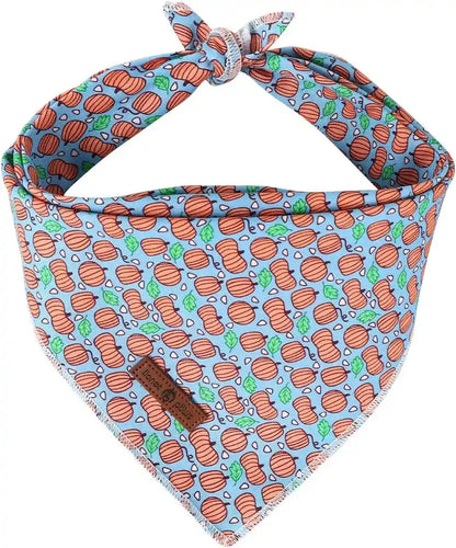 Lionet Paws Dog Bandana for Small Medium Large Dogs, Cat Kerchief Blue DOIT, Triangle Bibs Scarf for Girl or Boy42