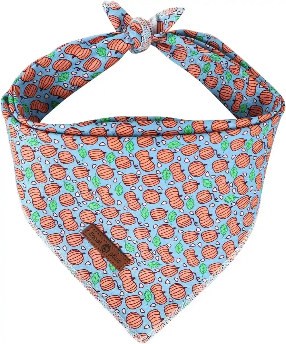 lionet-paws-dog-bandana-for-small-medium-large-dogs-cat-kerchief-blue-doit-triangle-bibs-scarf-for-girl-or-boy