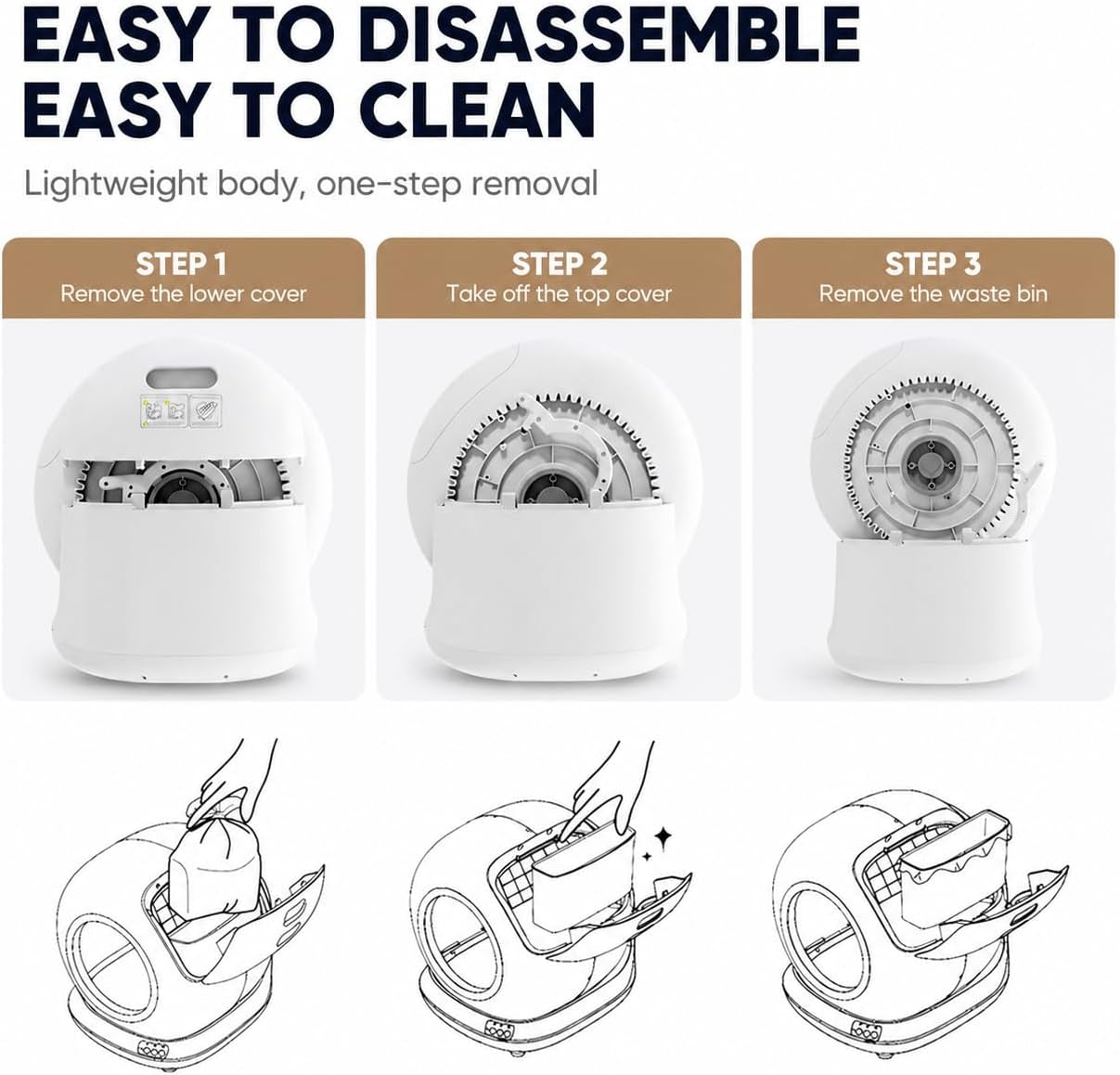 self-cleaning-cat-litter-box-app-control-78l-auto-includes-step-pedal-low-6-3-entry-fits-multiple-cats-anti-pinch-safety-sensors-no-scoop-disposal-weight-monitor-free-step-pedal